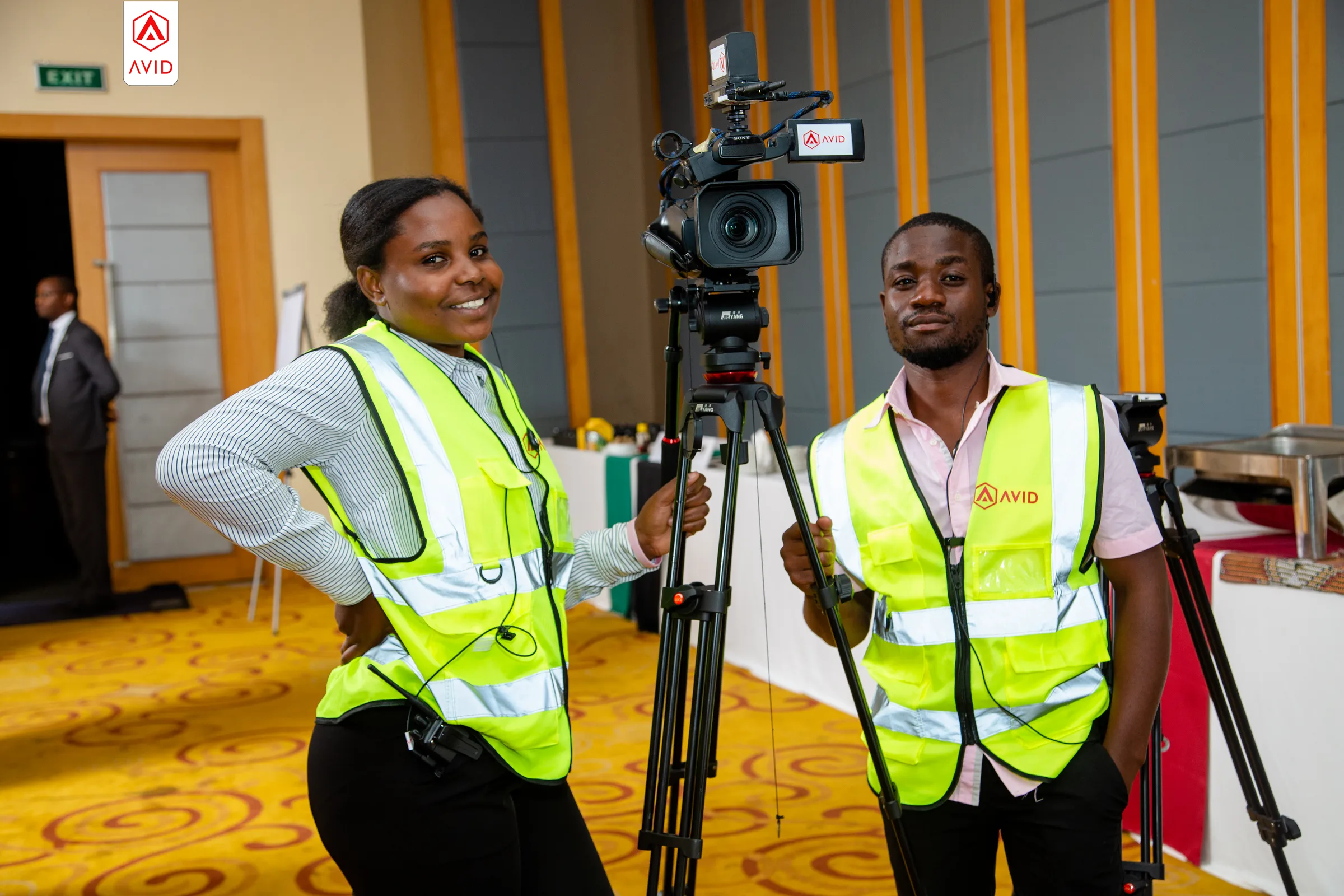 AVID crew, on location